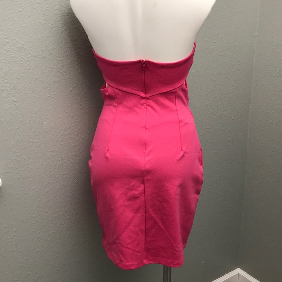 🌸 Scilence +Noise cut out pink dress - Picture 3 of 5